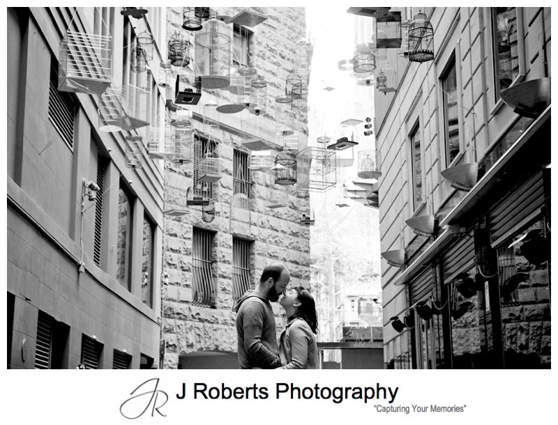 Engagement Portrait Photography Sydney Angel Place In Sydney City 